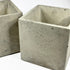Square Light Grey Concrete Planter 10cm
